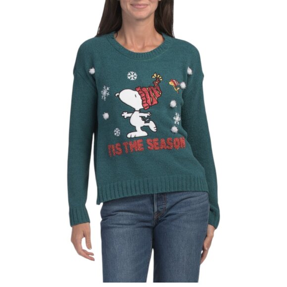 PEANUTS Jasper Crewneck Snoopy Sweater - Picture 1 of 2